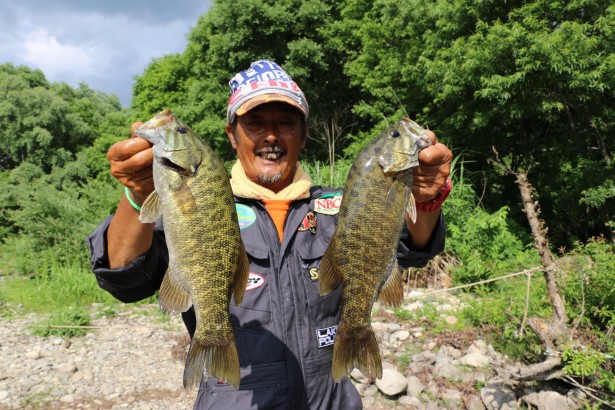 下野さん桧原湖初日