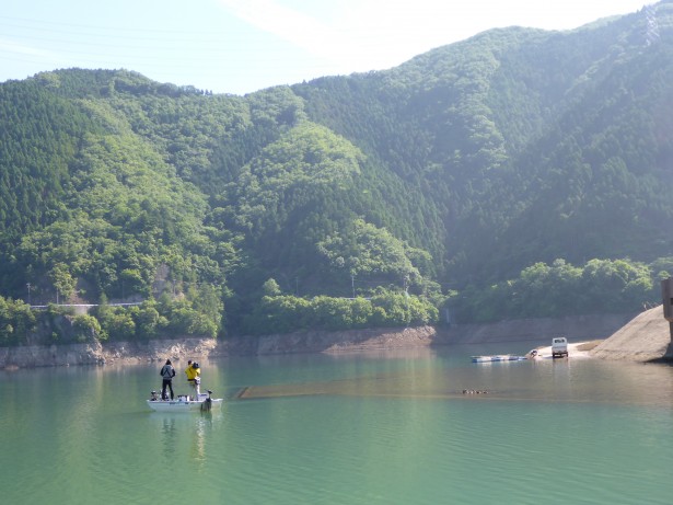 日吉減水進行中